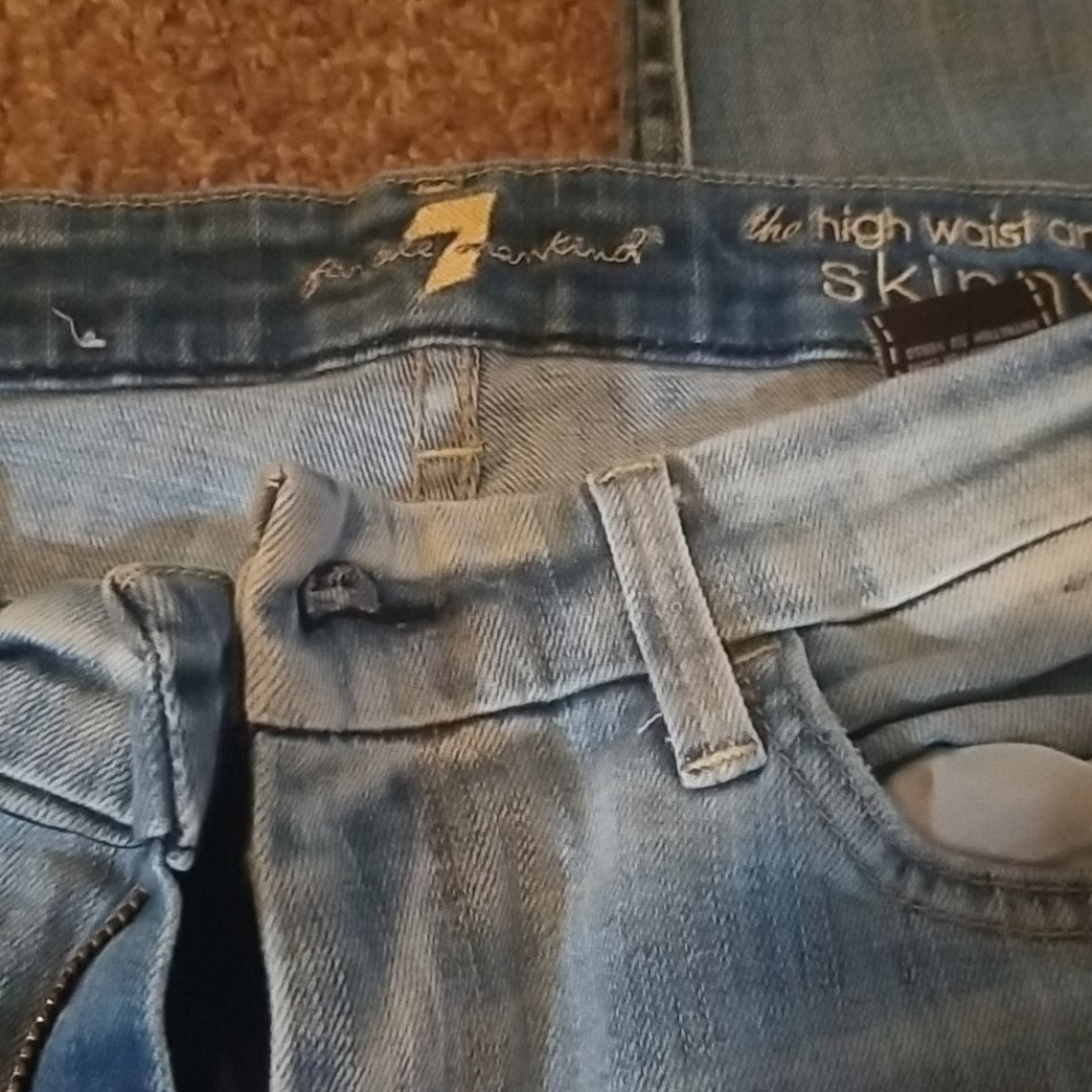 7 for all mankind high waisted ankle